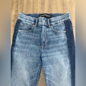 Express High Rise Ankle Legging Two Tone